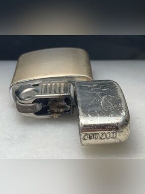 Vintage Ronson Typhoon Silver Tone Lighter British Empire Made